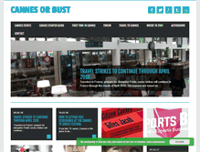 Tablet Screenshot of cannes-or-bust.com